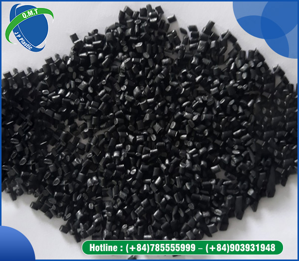 Black recycled PP pellet